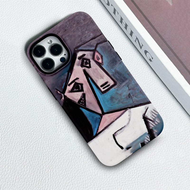 抽象油画菲林二合一磁吸手机壳