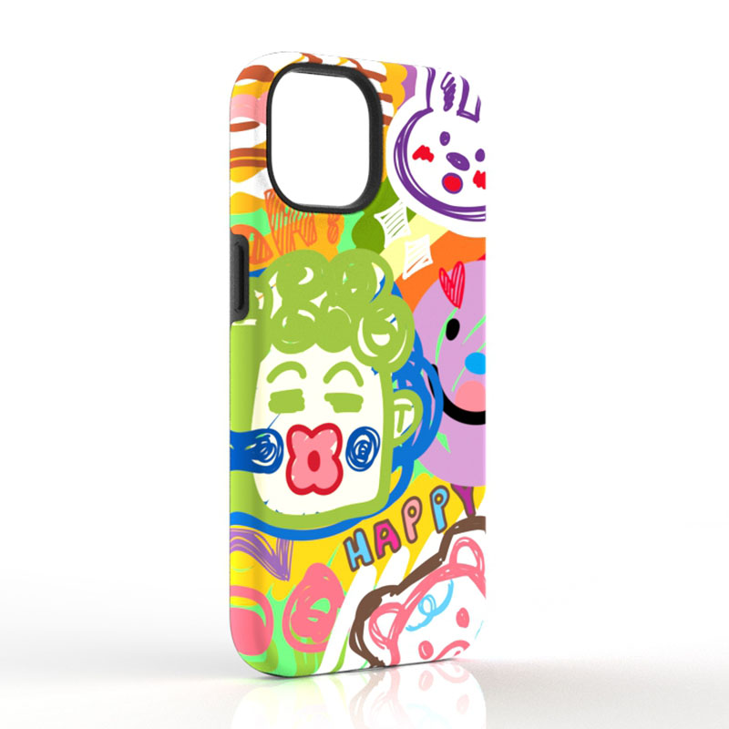 磁吸动画iphone菲林二合一手机壳