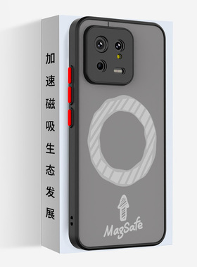 奔斯特 创意肤感磁吸手机壳小米13亚克力适用11ultra恶搞12x镜头11全包12pro防摔12 sultra磨砂防摔无线充电