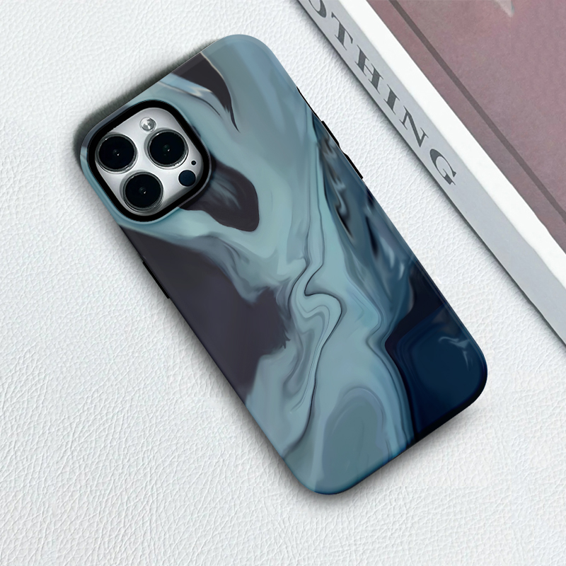 ins风纹理菲林二合一磁吸手机壳