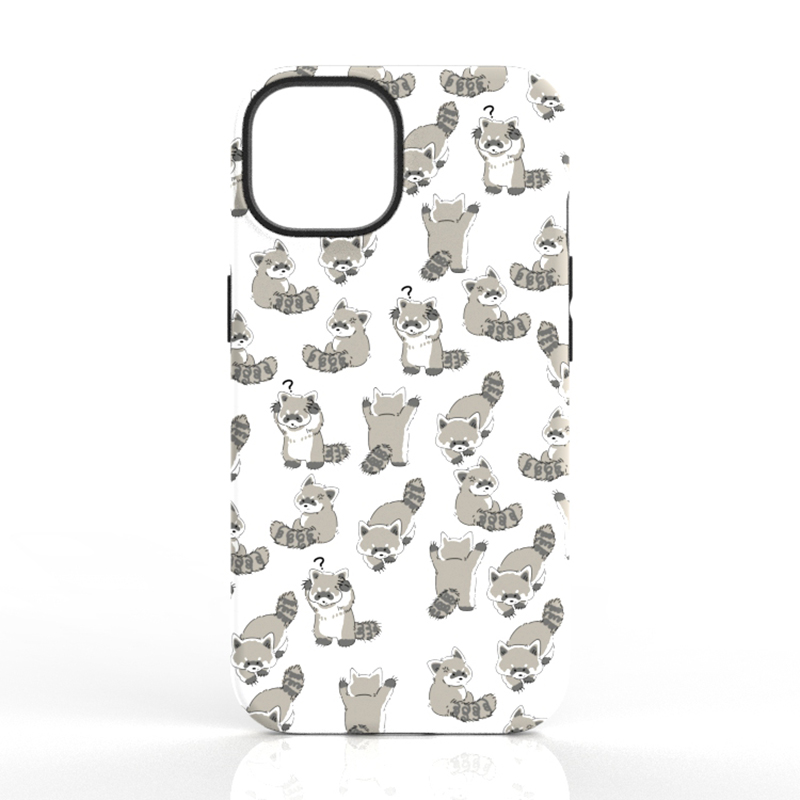 iphone磁吸菲林二合一浣熊手机壳