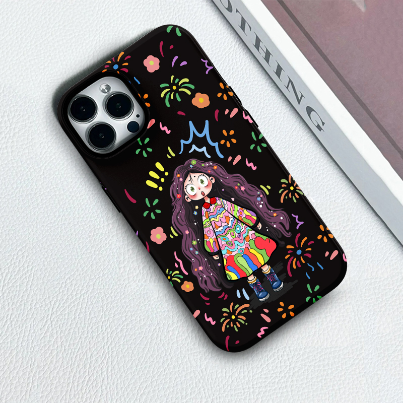 可爱女孩菲林二合一磁吸手机壳