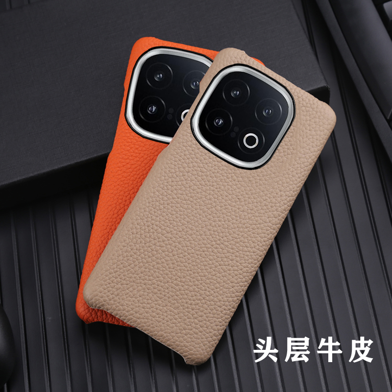 月梵希适用iqoo13荔枝纹qoo13pro商务至臻3D鳄鱼iqoo12高端真皮iqoo11pro新款iqoo系列奢华半包手机壳