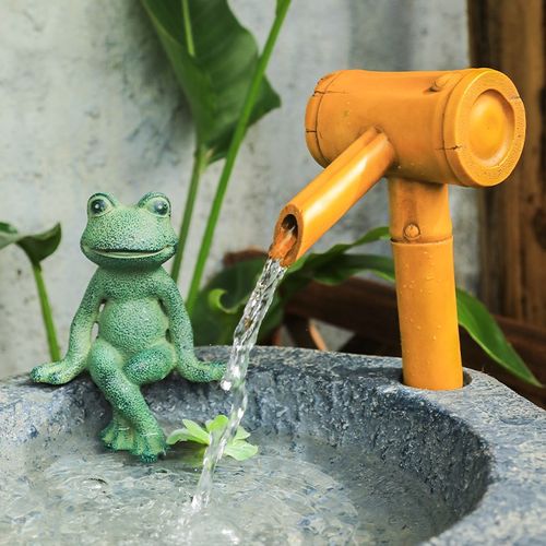 陋石坊庭院喷泉流水景观露台户外小鱼池阳台造景布置民宿装饰摆件