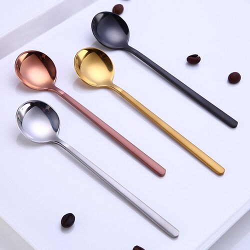 Fashion Stainless Steel Mini Coffee Spoon  With Long Handle