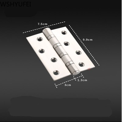 Direct stainless steel mute flat hinge door loose-leaf 4 inc