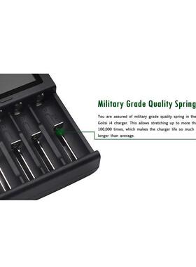 Golisi I4 2.0A Intelligent Lcd Charger Intelligent Fast Batt