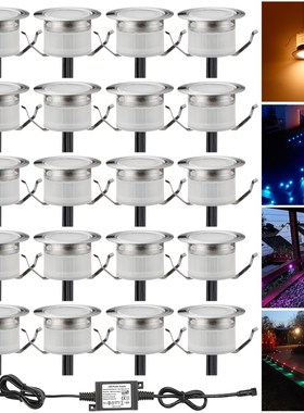 20pcs/lot 31mm LED Decking Stair Step Light Garden Yard Pati