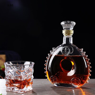 Retro Red Wine Bottle Champagne Glass Whiskey Decanter Wate