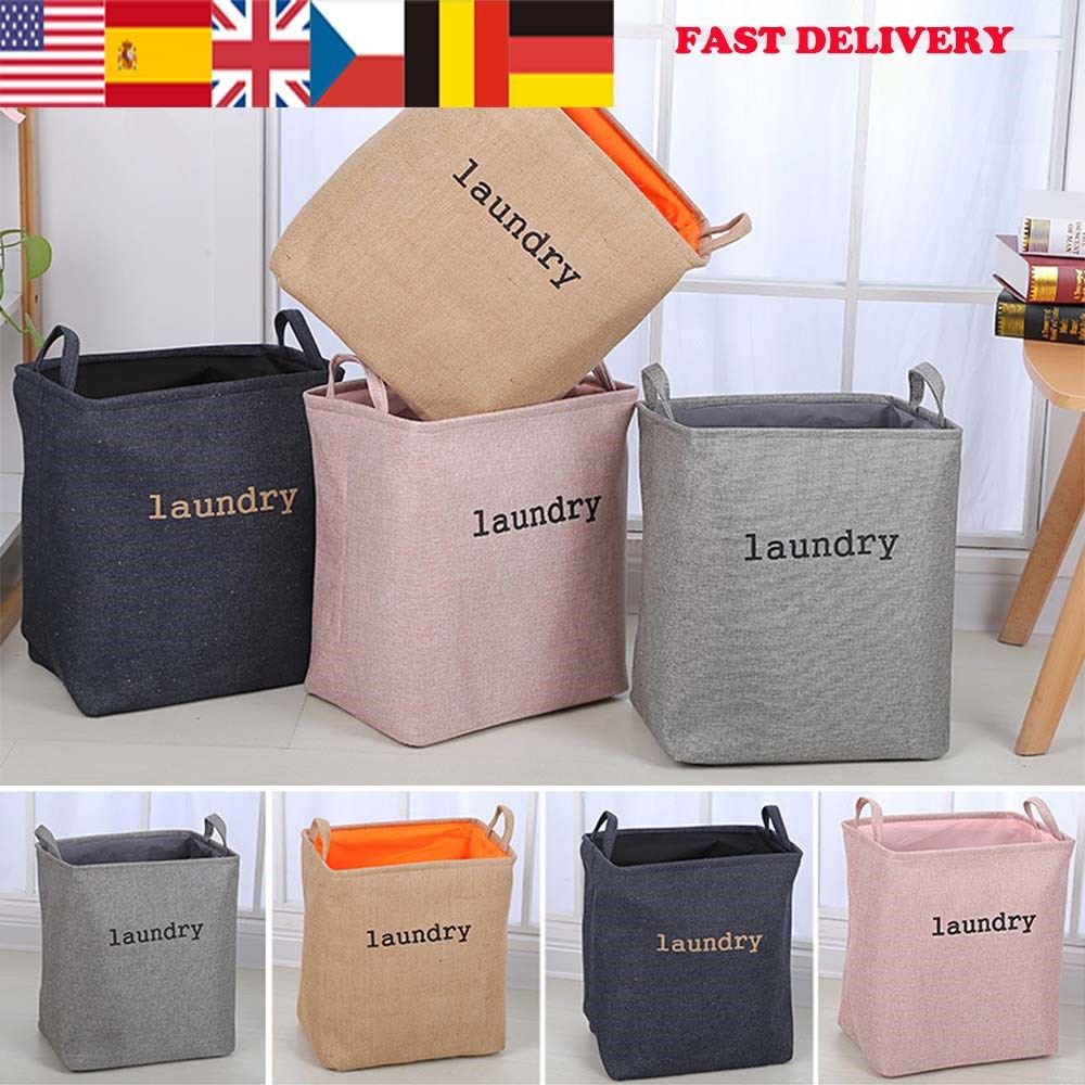 dual fabric eva dirty clothes laundry basket foldable laund