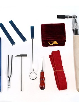 GTBL 11Pcs Professional Piano Tuning Tool Kit Maintenance Eq