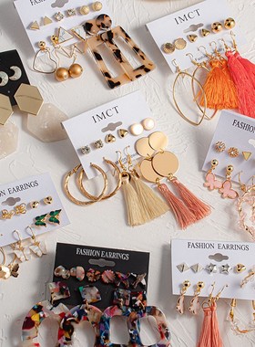 Women's Earrings Korean Acrylic Drop Earrings for Women Vin