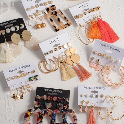 Women's Earrings Korean Acrylic Drop Earrings for Women Vin