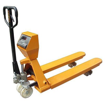 Hand digital pallet truck scale hydraulic pallet jack weighi