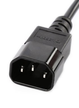 1PCS 3M 10A 250V IEC C13 C14 Male and Female Power Cord Ext