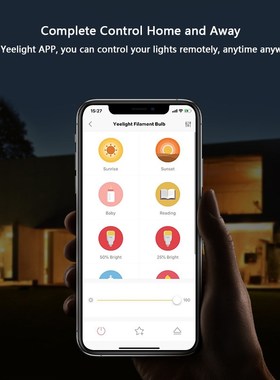 Smart LED Filament Bulb 2020 E27 500lm 6W Dim Light Lamp WiF