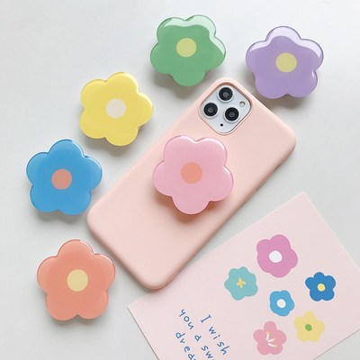 Flower Finger Ring Holder Stand Phone Socket Korea Griptok