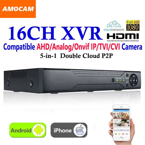 New CCTV 16Channel XVR Video Recorder All HD 1080P 5 in 1 1