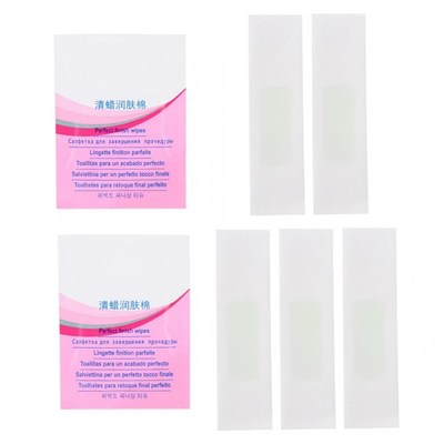 10Pcs Double-sided Lip Hair Removal Paper Wax Strips Facial