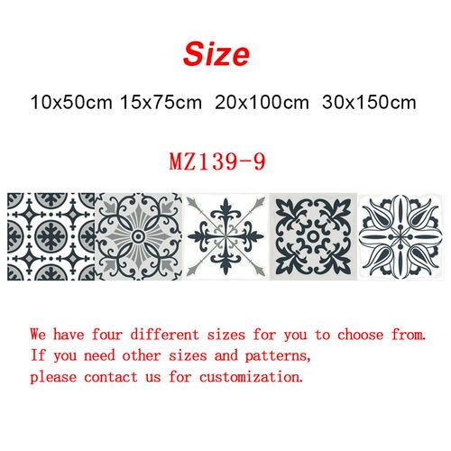 Portuguese Style Ceramic kitchen Tiles Abstract Pattern Wall