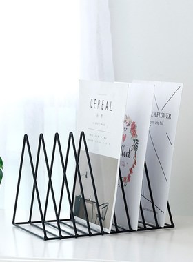 Desktop Storage File Rack Organizer Letter Sorter Metal Wire