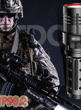 XHP90.2 Most Powerful LED Flashlight torch 18650 Tactical Fl