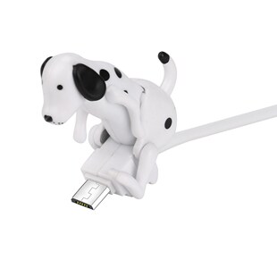 Mini Humping Spot Dog Toy Smartphone Cable Charger Data 1M