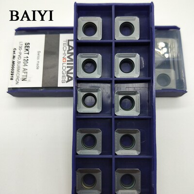 10pcs SEKT1204 AFTN LT30 Milling Insert carbide Milling Turn