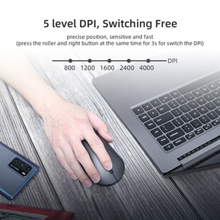 M399DB Bluetooth Wireless Mouse Type-C + USB 2.4Ghz Dual mod