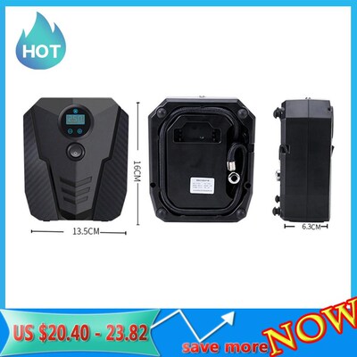 Digital Tire Inflator Portable Air Compressor For Car Bicycl