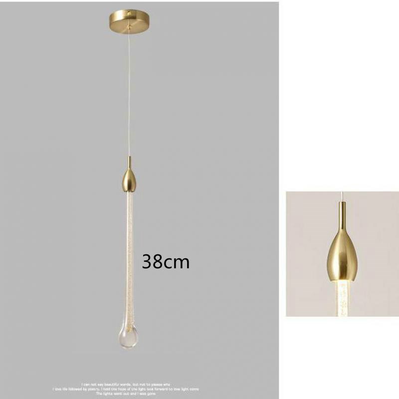 Meteor Rainwater Crystal  Pendant Lamp Modern Simple Creativ