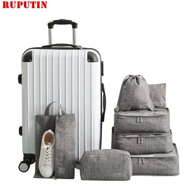 Cation 7PCS/Set Travel Bags Multi function Clothing Underwe