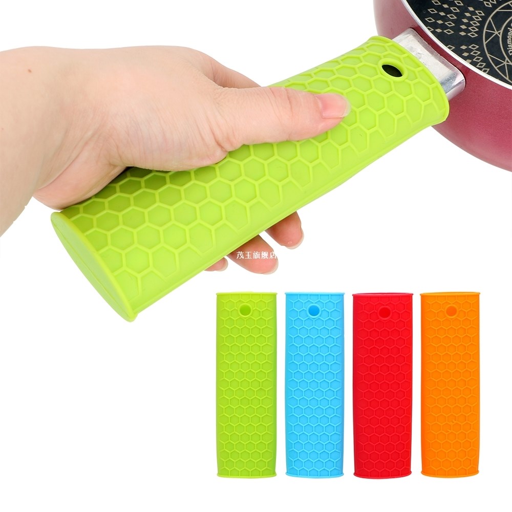 Silicone Pan Pot Handle Cover Potholder Cookware Parts Sauce