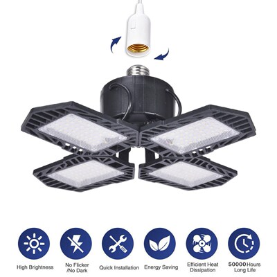 100W LED Lamp Dimmable Bulb Deformable High Power Smart Lig