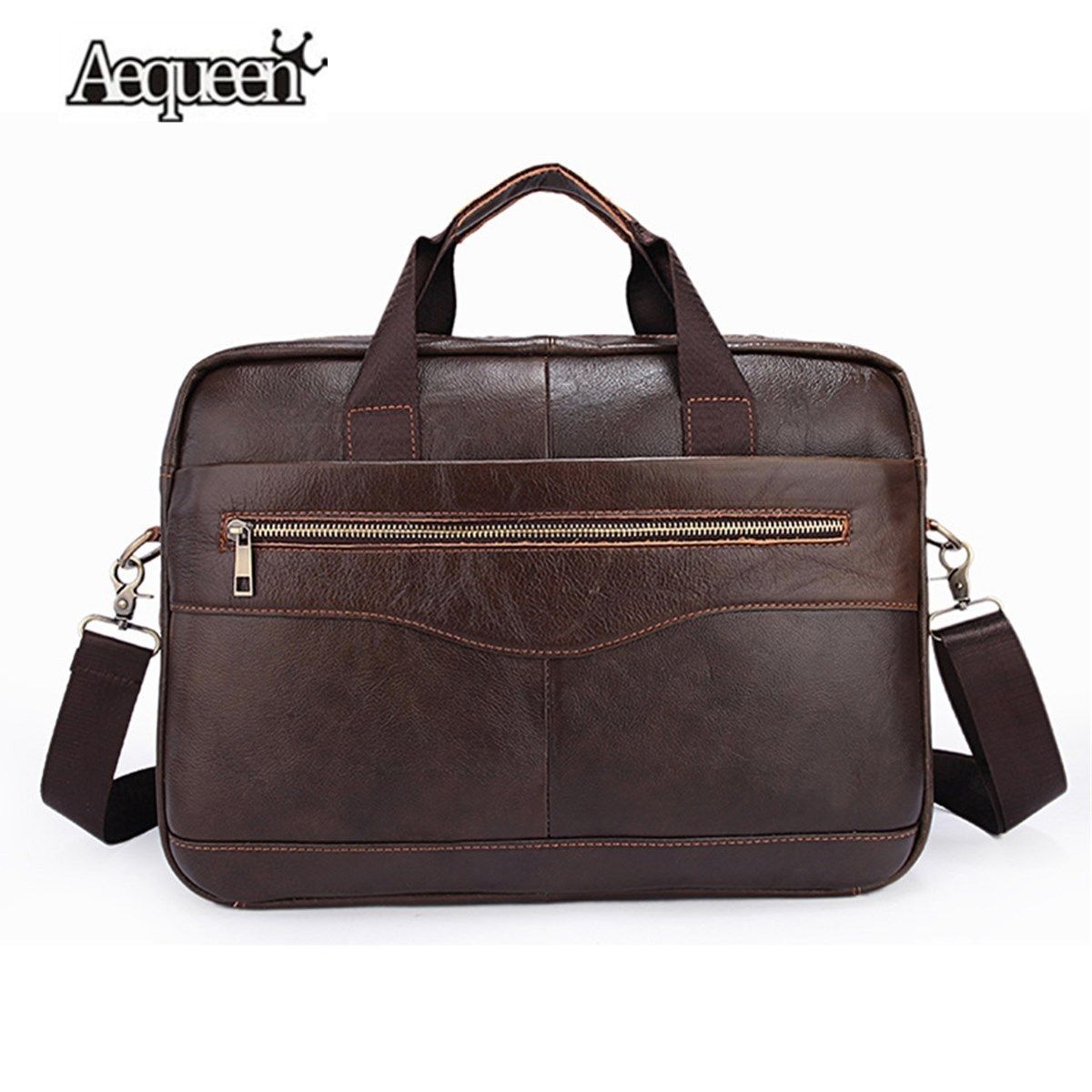 osmond fashion mens briefcases genuine leather business of