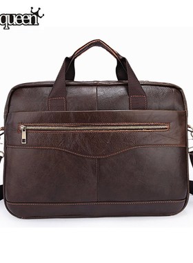Osmond Fashion Men's Briefcases Genuine Leather Business Of