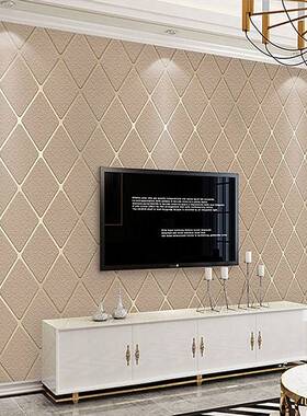 Modern Living Room Sofa Bedroom Wallpaper Walls 3D Thicken