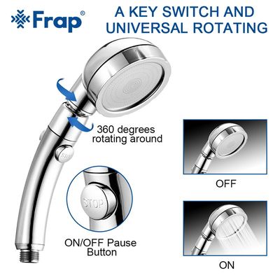 Frap Shower Heads Adjustment Water Saving Circular Shower H