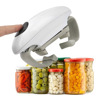 Binaural Electric Can Opener Glass Canned Jar Opener Kitchen