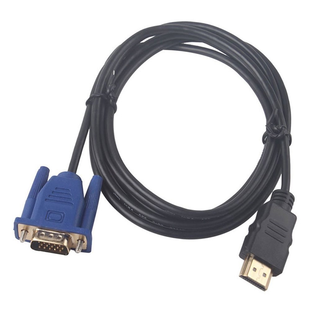 HDM??I VGA Cable HDMI to VGA Cable Audio Video HDMI Male to-封面