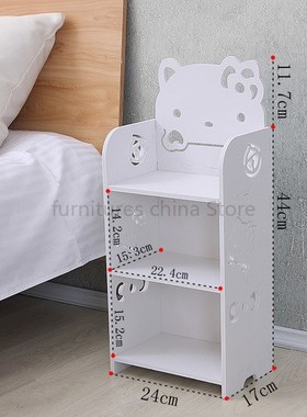 Children's Mini Bedside Table Storage Cabinet Bedside Box of