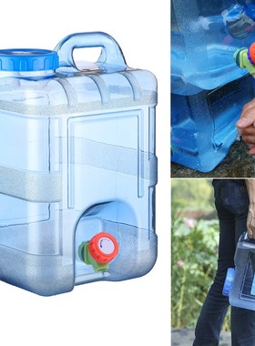 15L Camping Water Bucket Storage Drinking Outdoor Reusable S