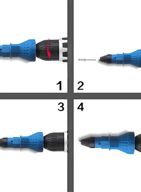 New Electric Riveter Nut Riveting Tool Accessories Small Siz