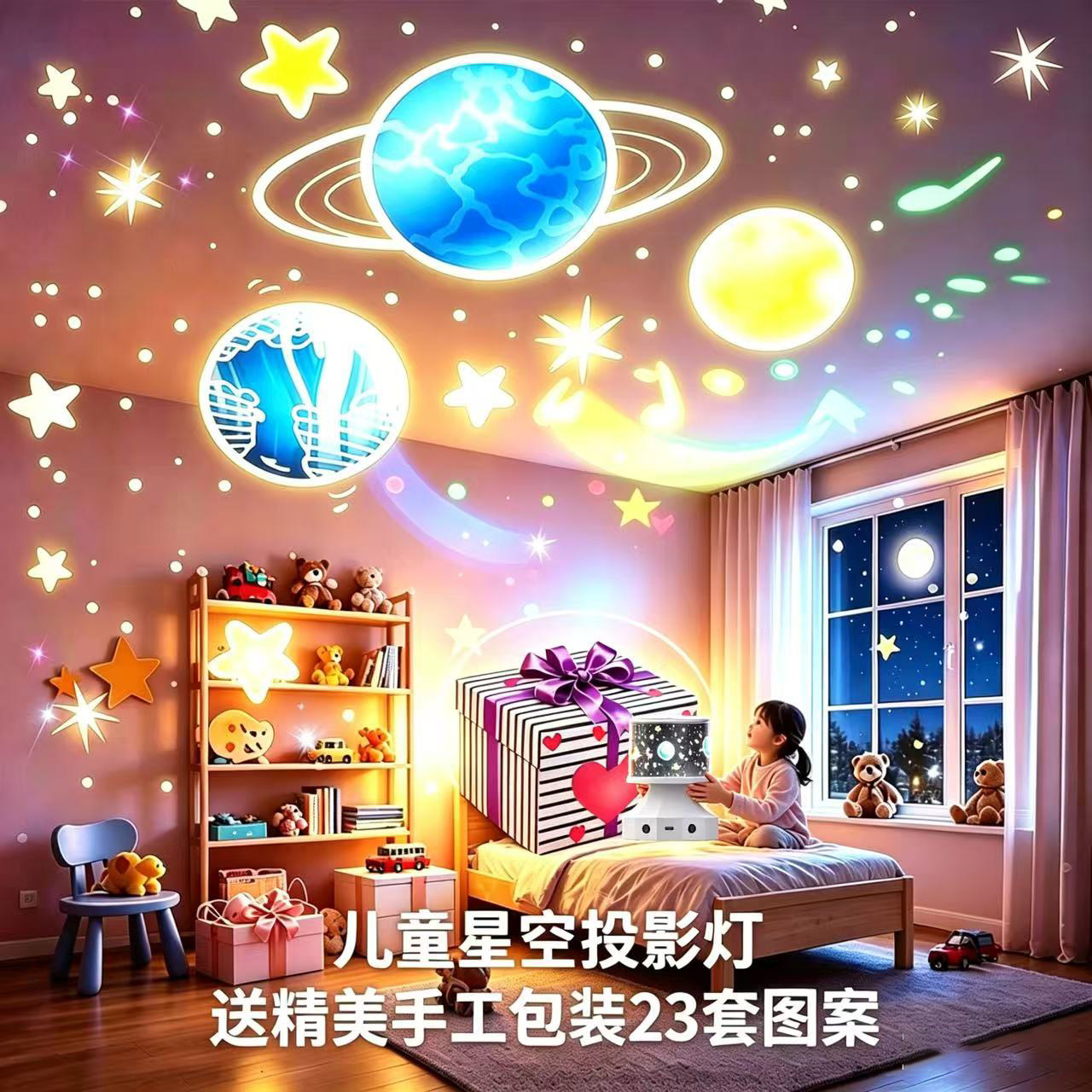 2026新款儿童投影灯生日礼物