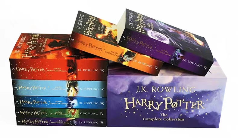 现货英文原版哈利波特书全套哈利波特 Harry Potter 1-7册进口儿童科幻小说 25周年纪念版