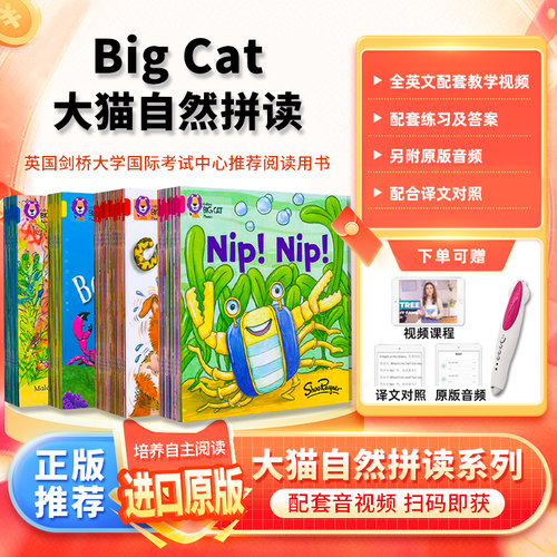 大猫自然拼读原版进口绘本