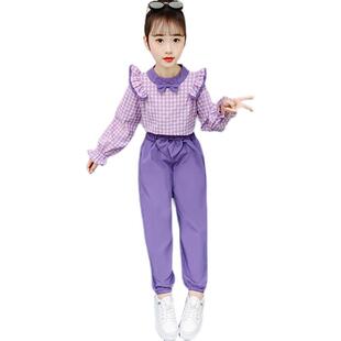 女童春装套装2025新款网红童装时髦中大童儿童洋气女孩春秋季衣服