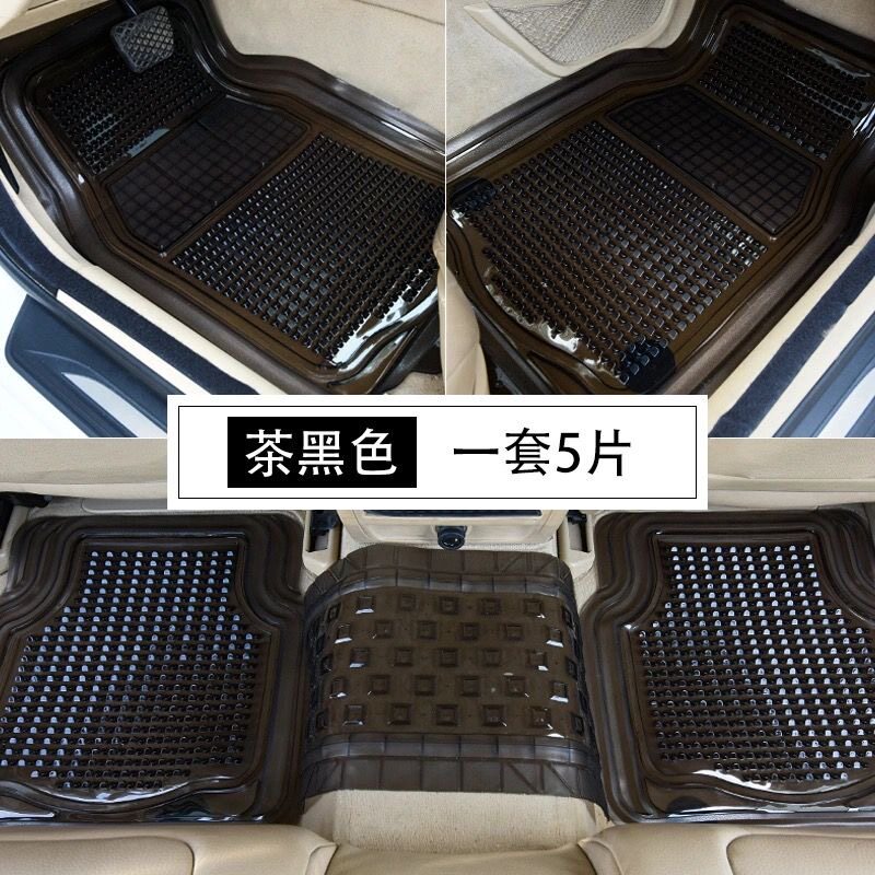 环保无味加厚透明橡胶塑料地垫PVC软胶硅胶乳胶防水通用汽车脚垫