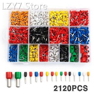 2120 PCS Mixed-size Electric Wire Crimp Connectors Ferrules