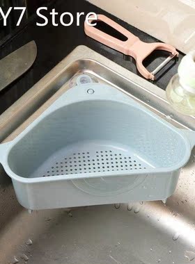Triangle Storage Holder Multifunctional Drain Shelf Storage